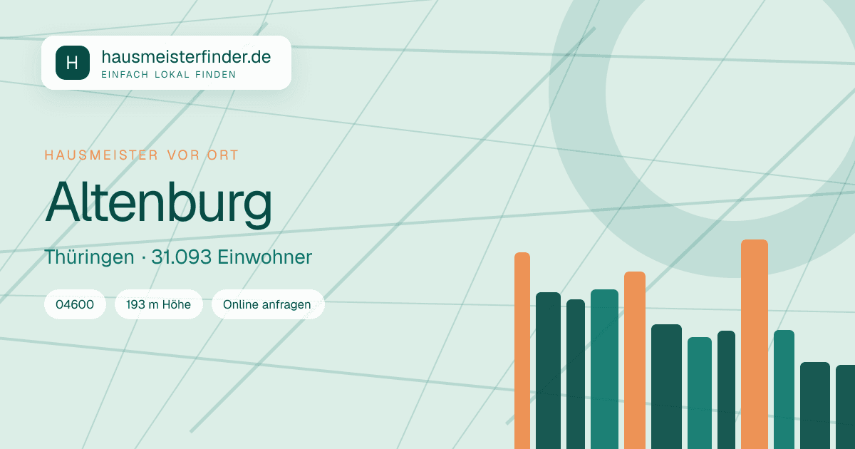 Stadtprofil für Hausmeisterservice in Altenburg
