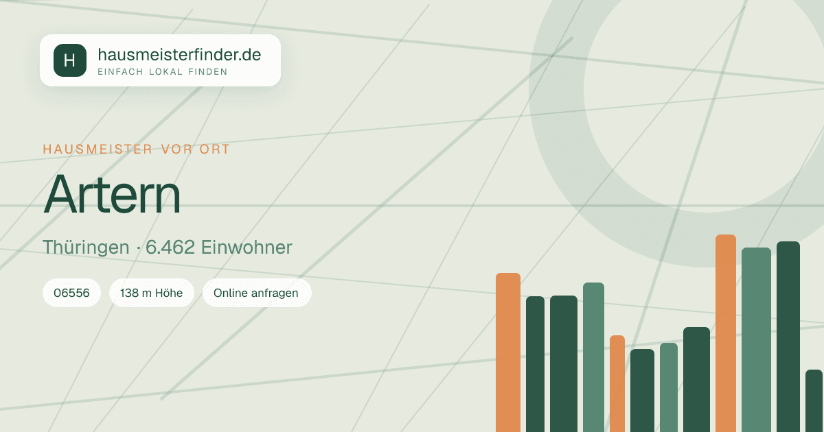 Stadtprofil für Hausmeisterservice in Artern