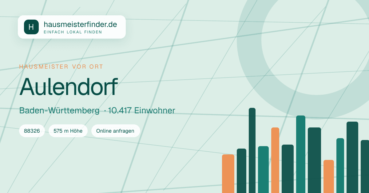 Stadtprofil für Hausmeisterservice in Aulendorf
