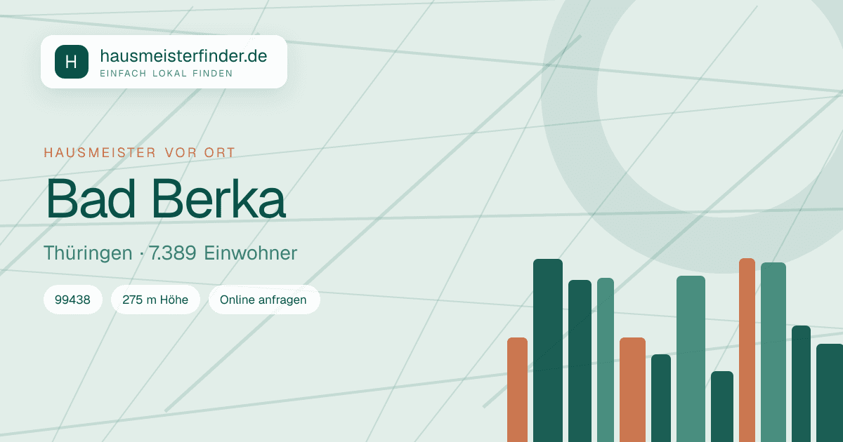 Stadtprofil für Hausmeisterservice in Bad Berka