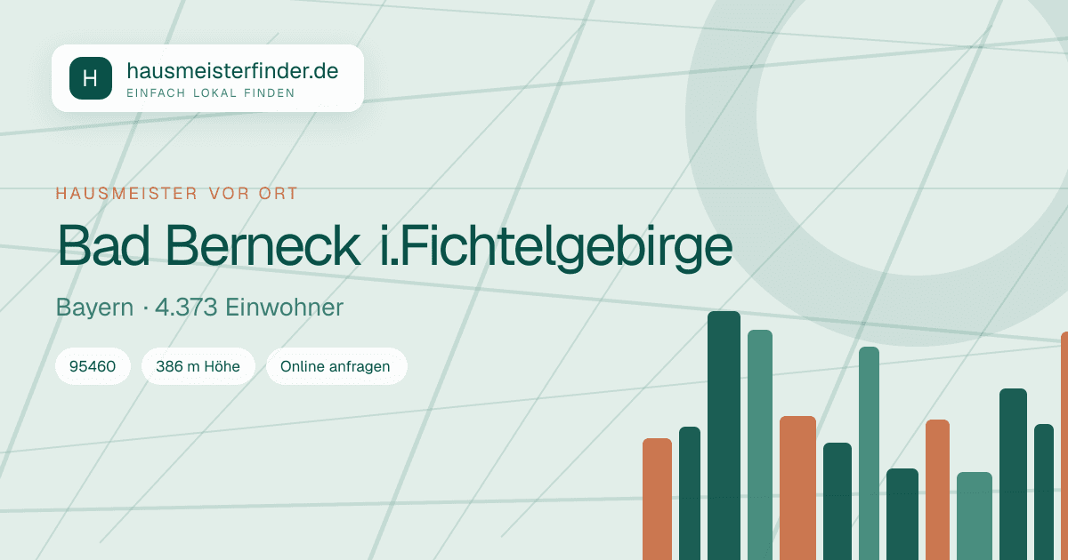 Stadtprofil für Hausmeisterservice in Bad Berneck i.Fichtelgebirge
