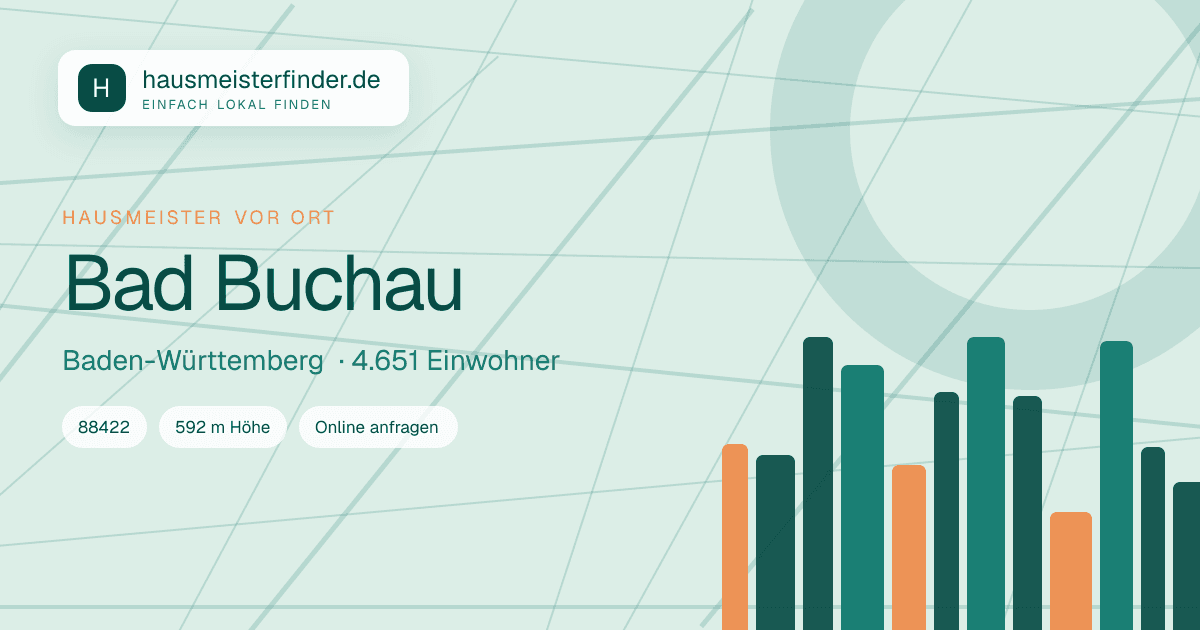 Stadtprofil für Hausmeisterservice in Bad Buchau