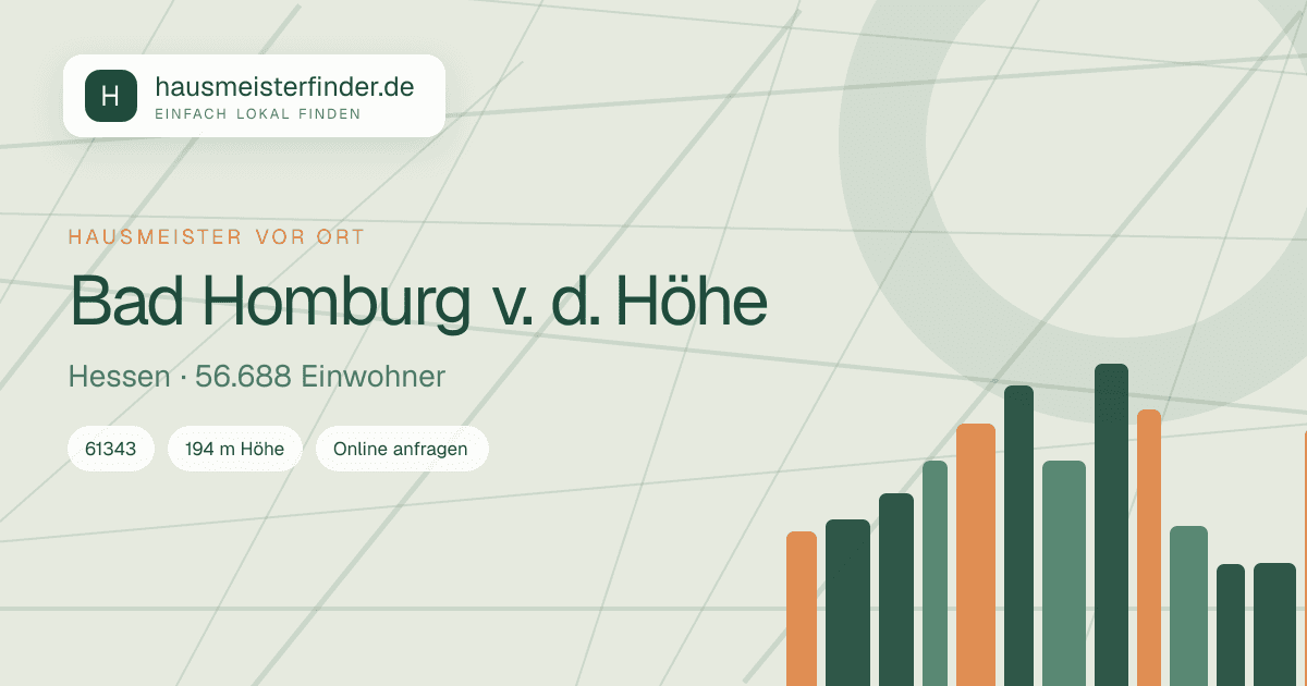 Stadtprofil für Hausmeisterservice in Bad Homburg v. d. Höhe