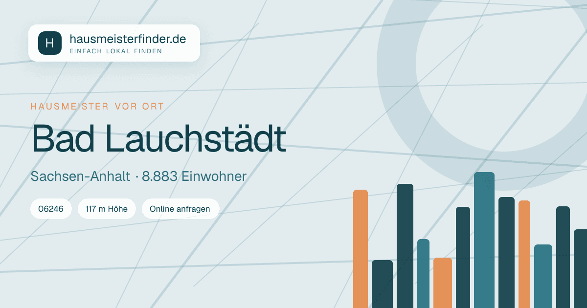 Stadtprofil für Hausmeisterservice in Bad Lauchstädt