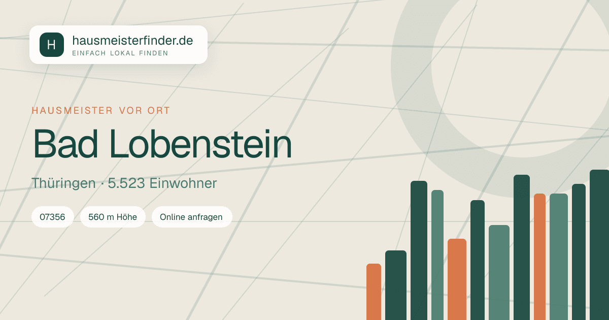 Stadtprofil für Hausmeisterservice in Bad Lobenstein