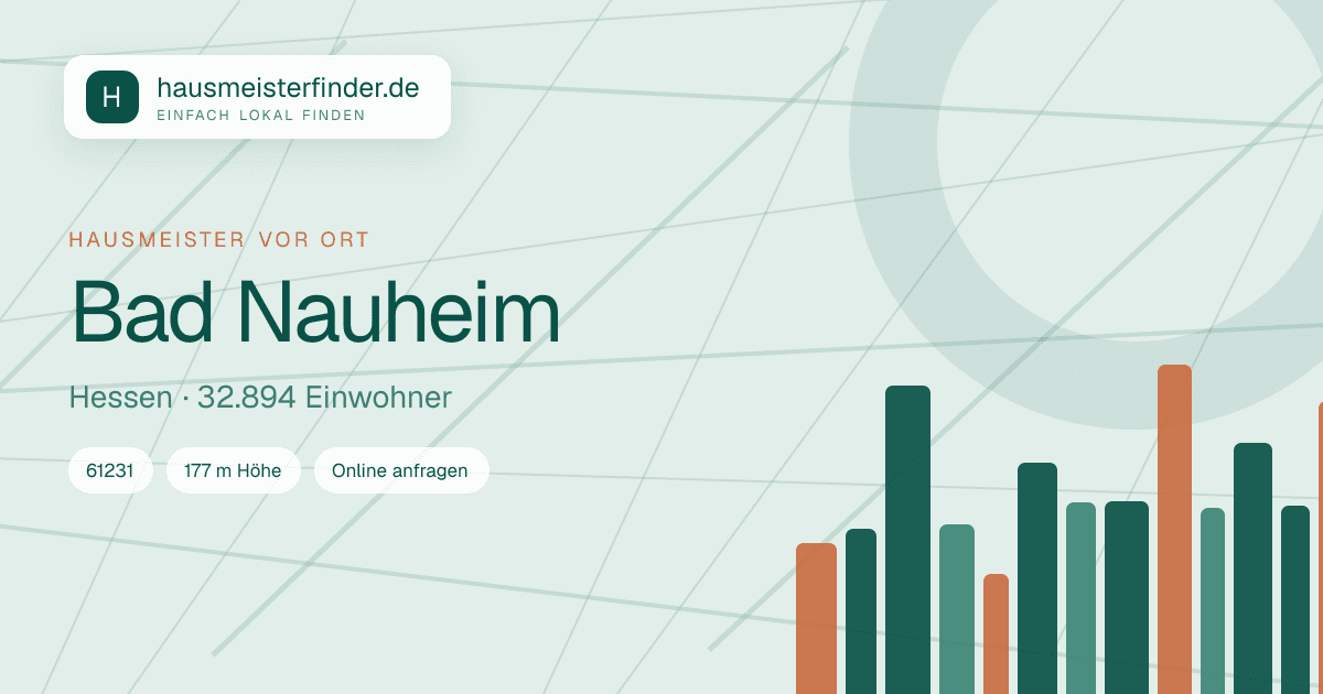 Stadtprofil für Hausmeisterservice in Bad Nauheim