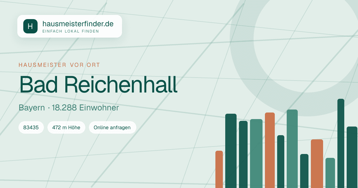 Stadtprofil für Hausmeisterservice in Bad Reichenhall