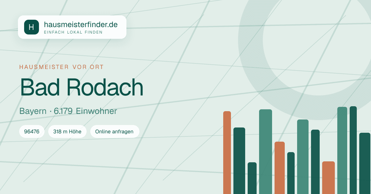 Stadtprofil für Hausmeisterservice in Bad Rodach