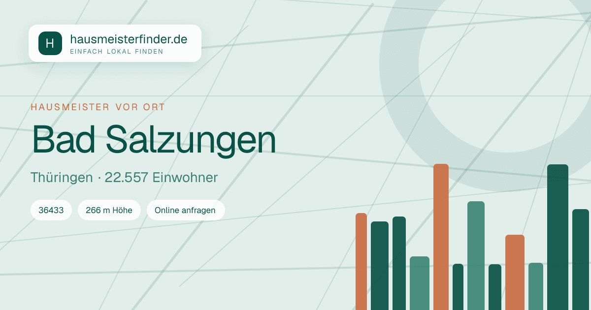 Stadtprofil für Hausmeisterservice in Bad Salzungen