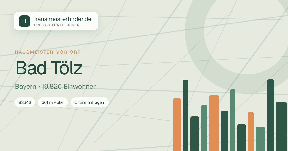 Stadtprofil für Hausmeisterservice in Bad Tölz