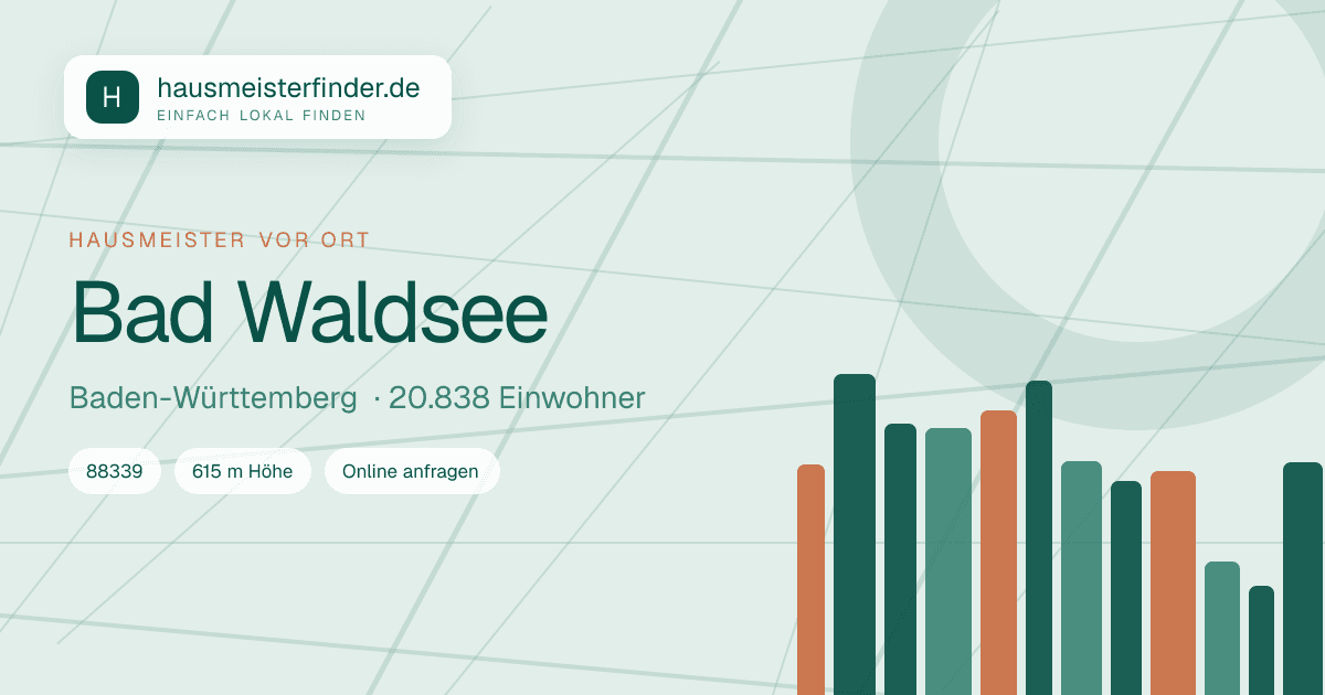 Stadtprofil für Hausmeisterservice in Bad Waldsee