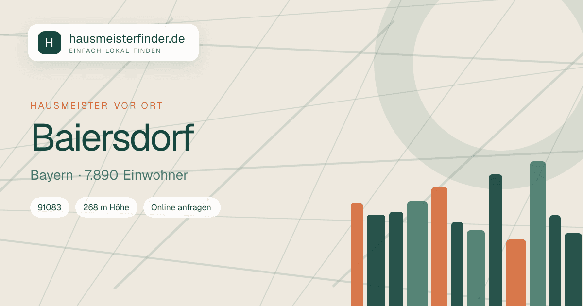 Stadtprofil für Hausmeisterservice in Baiersdorf