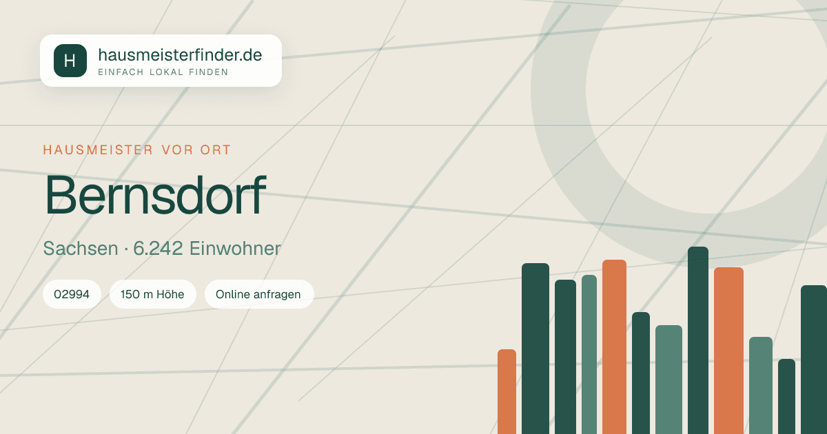 Stadtprofil für Hausmeisterservice in Bernsdorf