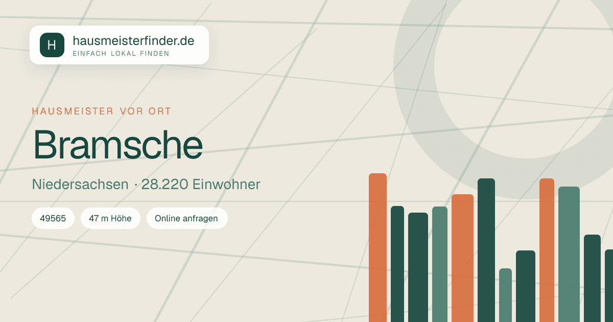 Stadtprofil für Hausmeisterservice in Bramsche