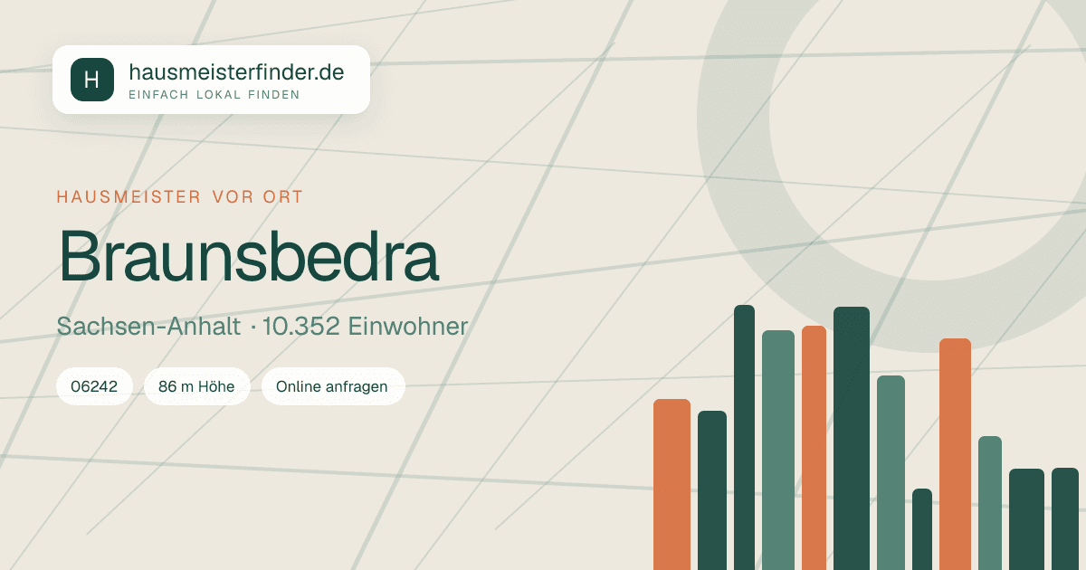Stadtprofil für Hausmeisterservice in Braunsbedra