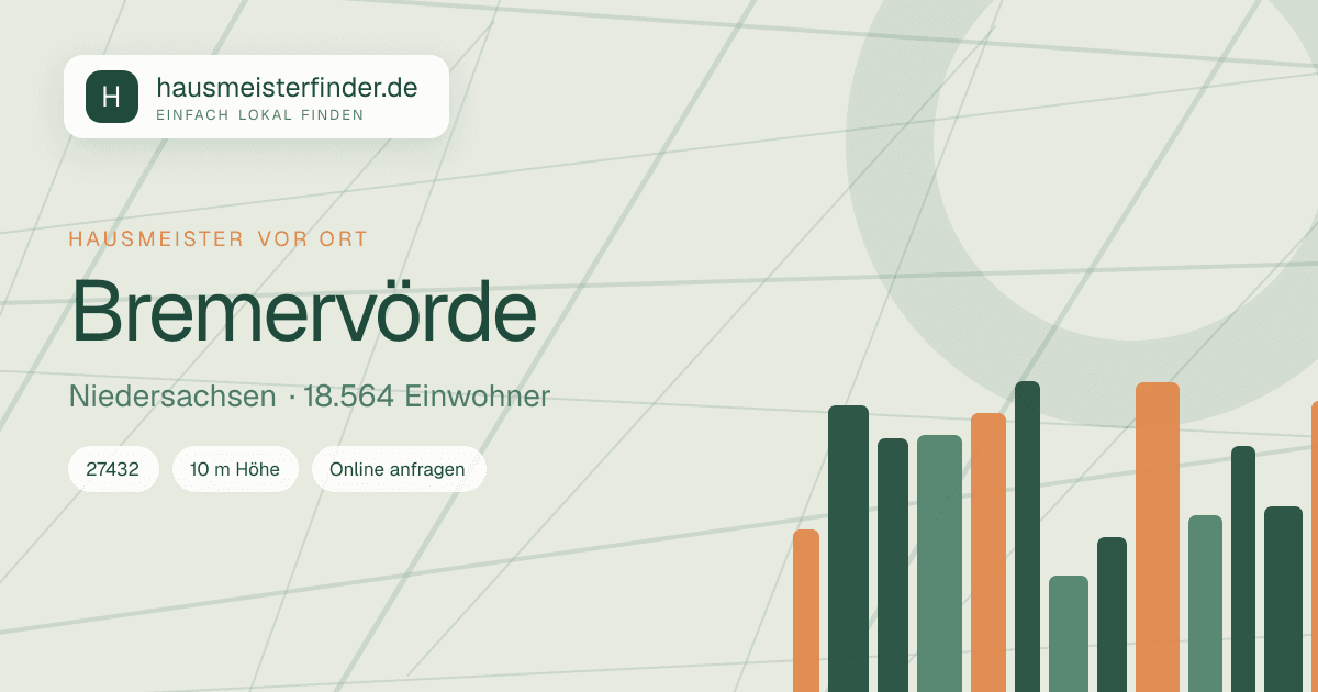 Stadtprofil für Hausmeisterservice in Bremervörde