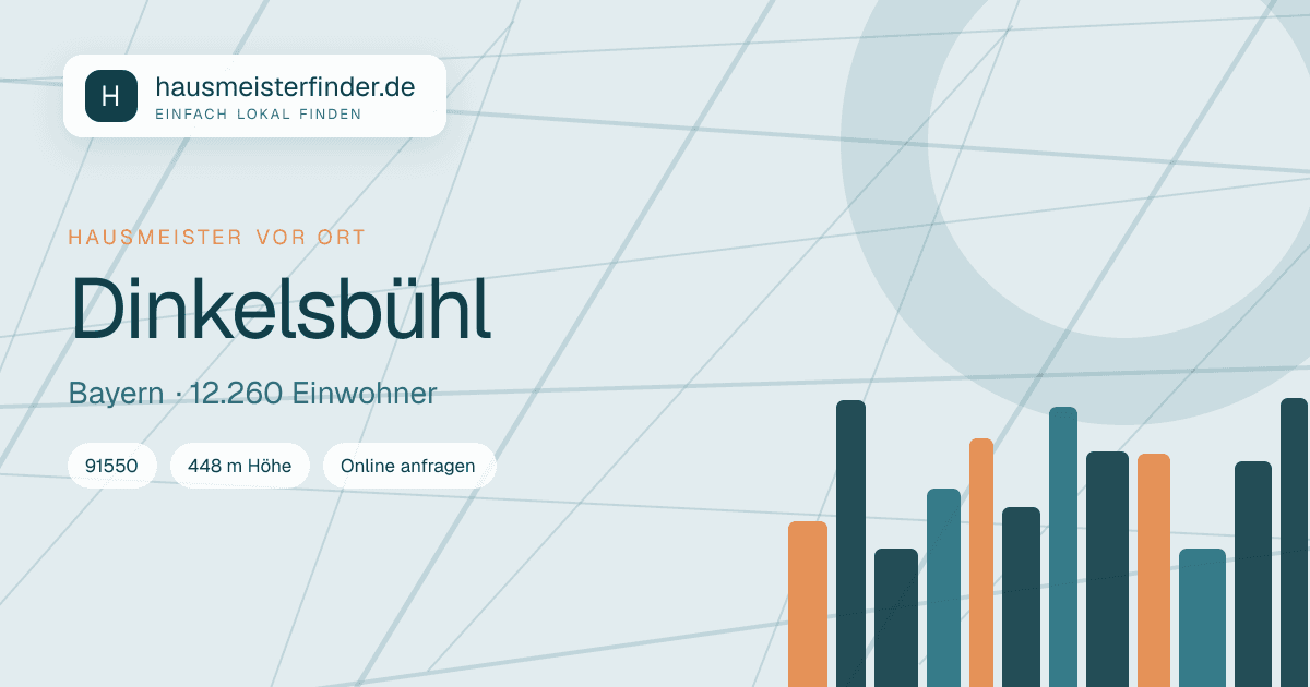 Stadtprofil für Hausmeisterservice in Dinkelsbühl