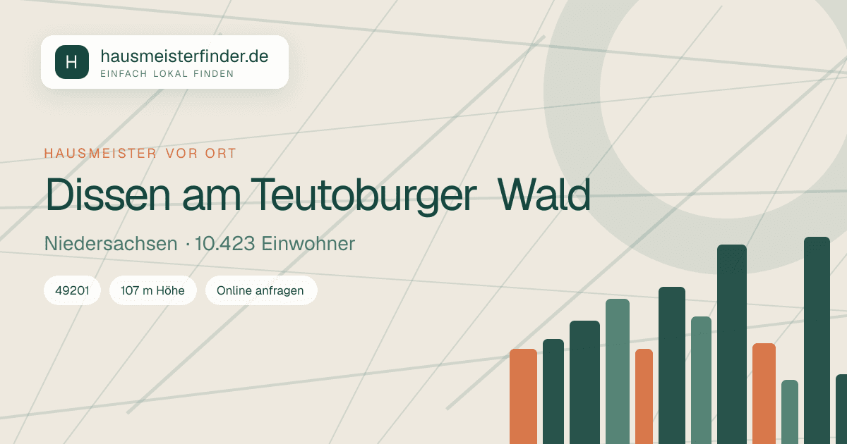 Stadtprofil für Hausmeisterservice in Dissen am Teutoburger Wald