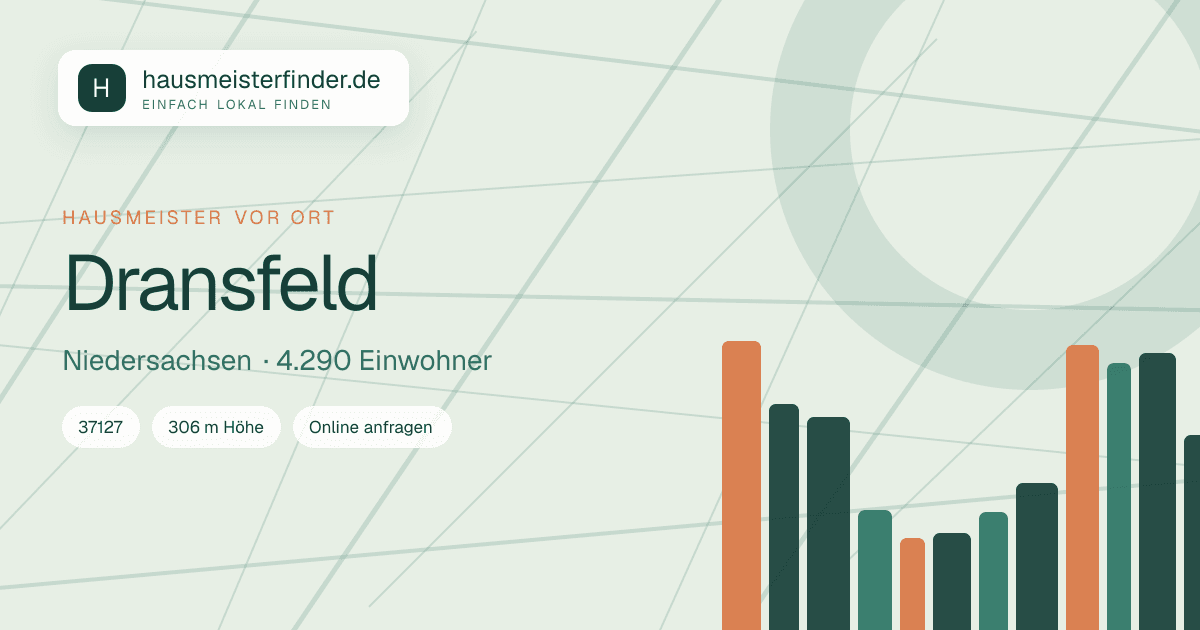 Stadtprofil für Hausmeisterservice in Dransfeld