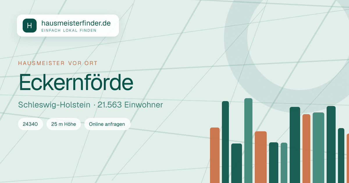 Stadtprofil für Hausmeisterservice in Eckernförde