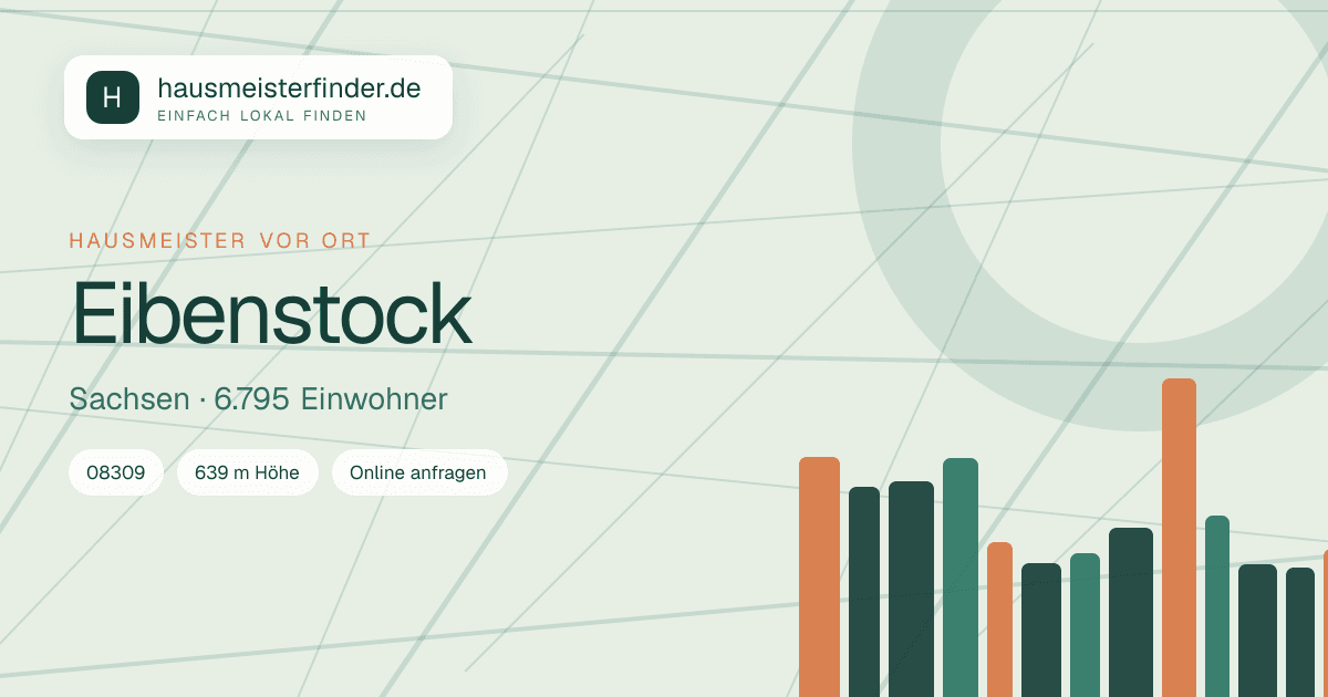 Stadtprofil für Hausmeisterservice in Eibenstock