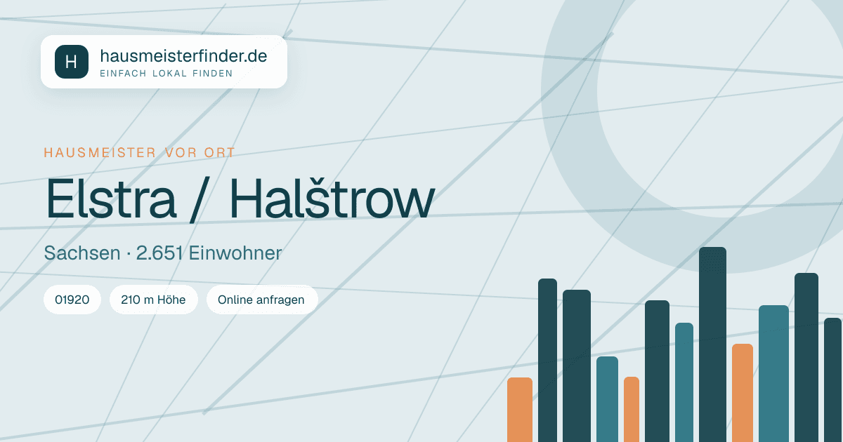 Stadtprofil für Hausmeisterservice in Elstra / Halštrow