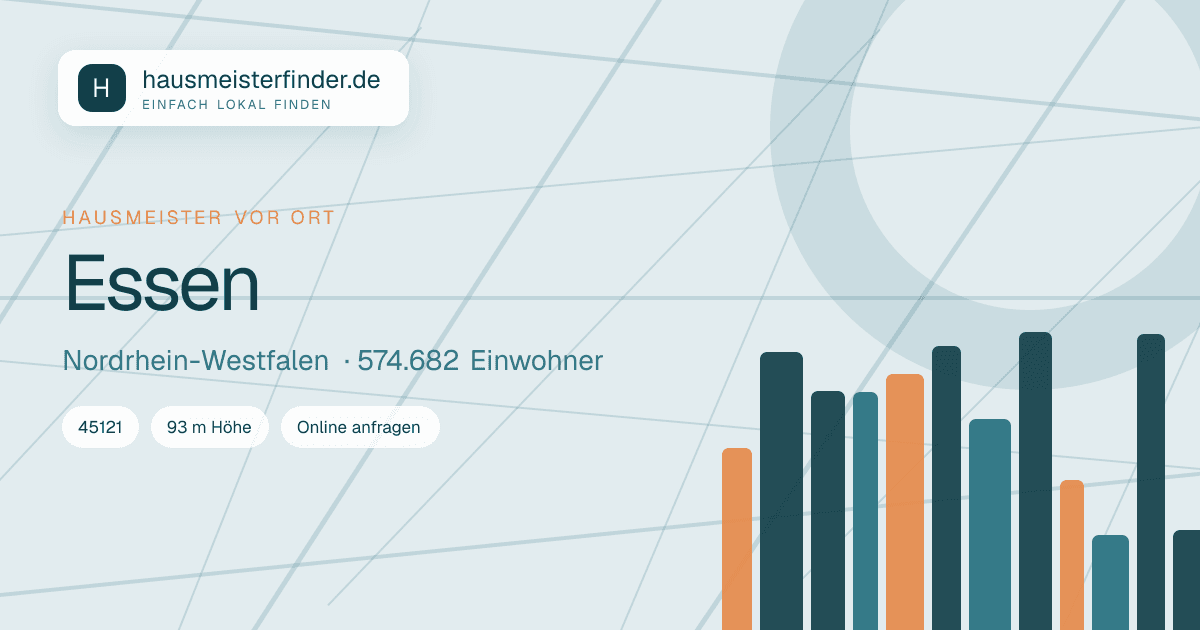 Stadtprofil für Hausmeisterservice in Essen