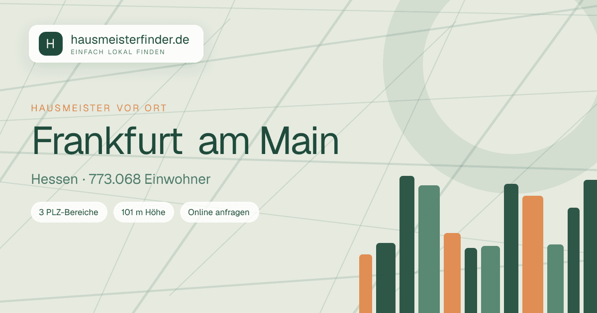 Hausmeisterservice in Frankfurt am Main