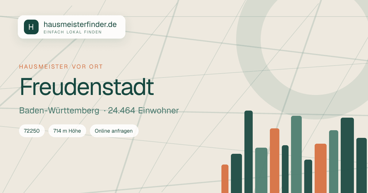 Stadtprofil für Hausmeisterservice in Freudenstadt