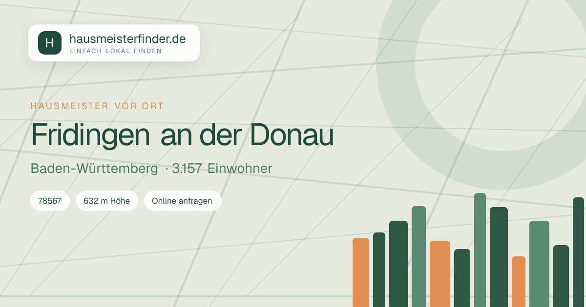 Stadtprofil für Hausmeisterservice in Fridingen an der Donau