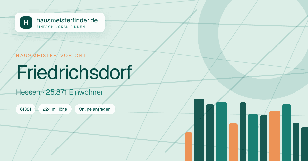Stadtprofil für Hausmeisterservice in Friedrichsdorf
