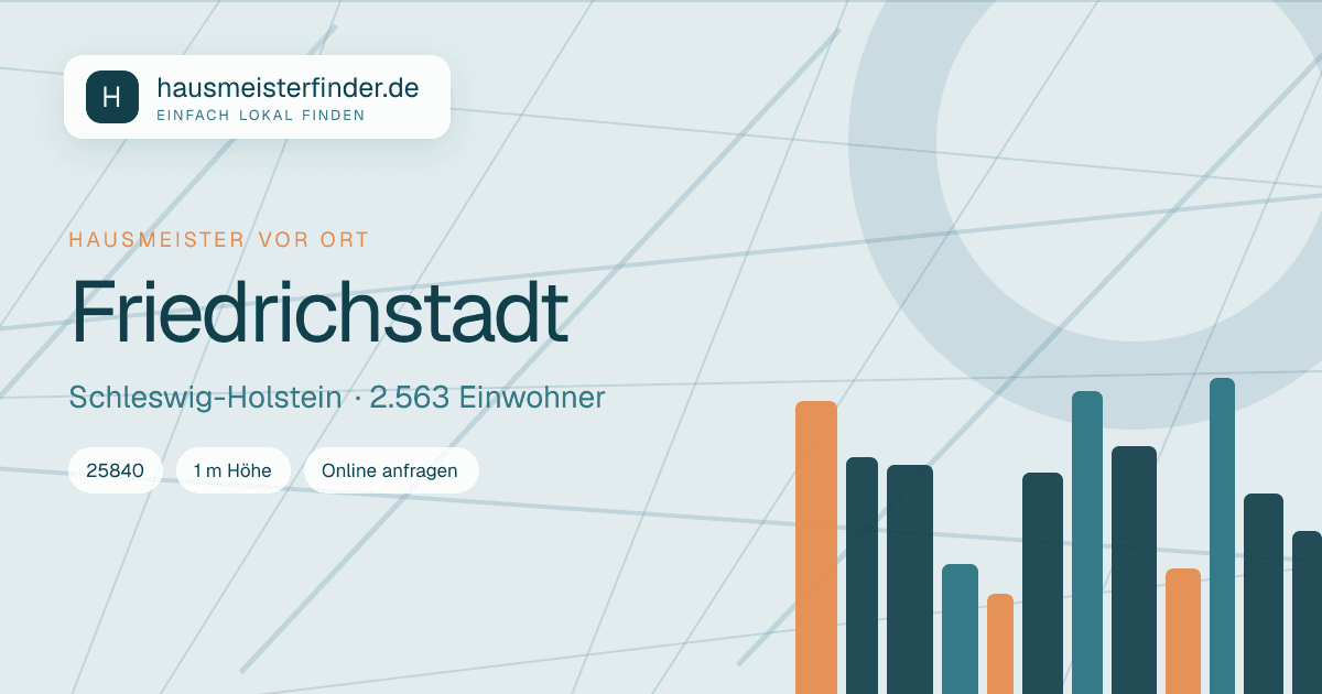 Stadtprofil für Hausmeisterservice in Friedrichstadt