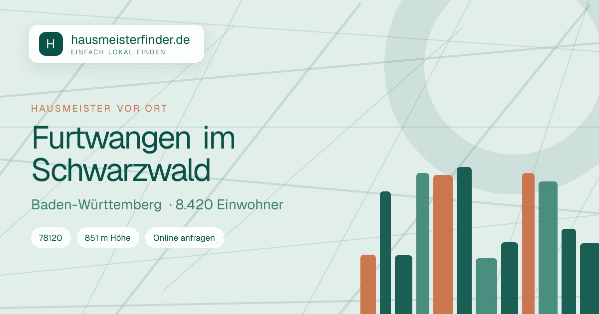 Stadtprofil für Hausmeisterservice in Furtwangen im Schwarzwald