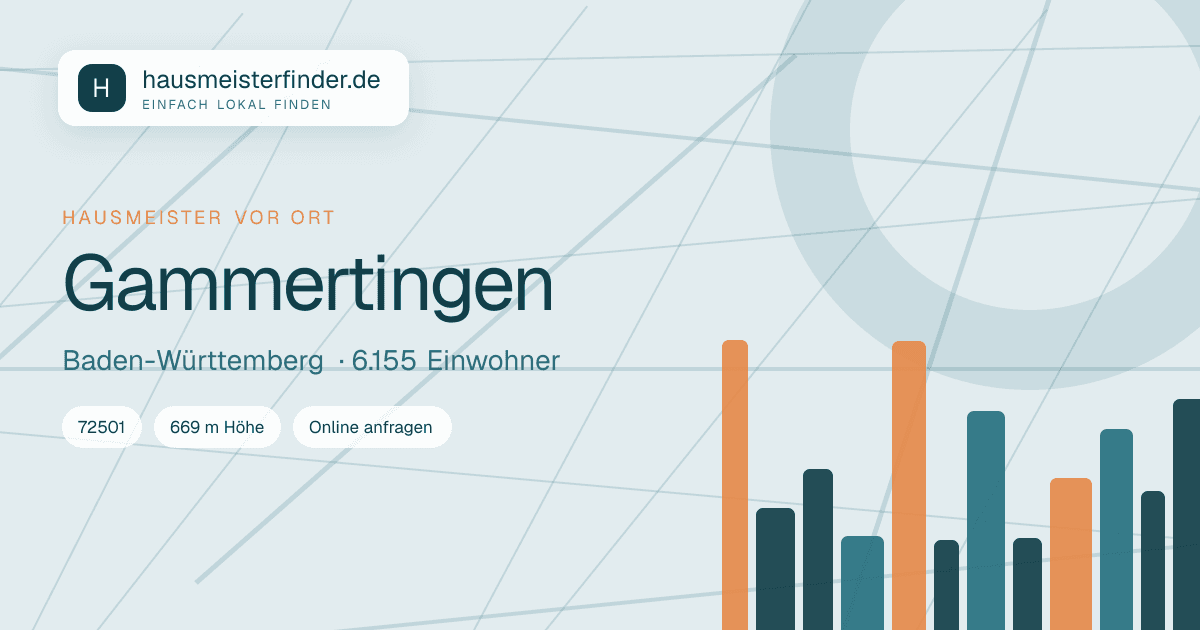 Stadtprofil für Hausmeisterservice in Gammertingen