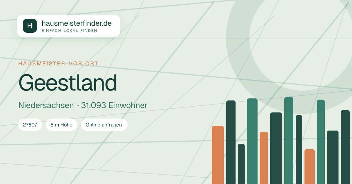 Stadtprofil für Hausmeisterservice in Geestland