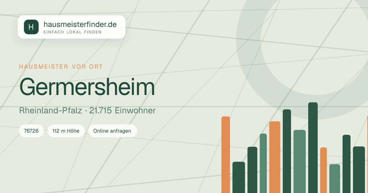 Stadtprofil für Hausmeisterservice in Germersheim