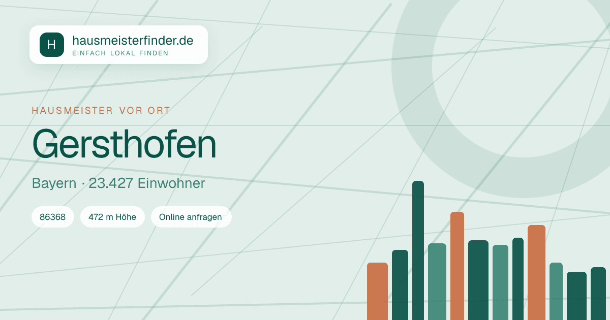 Stadtprofil für Hausmeisterservice in Gersthofen