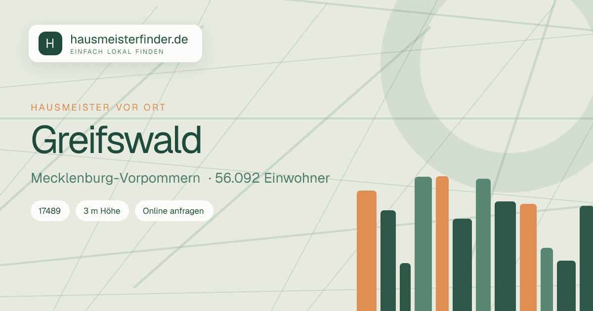 Stadtprofil für Hausmeisterservice in Greifswald