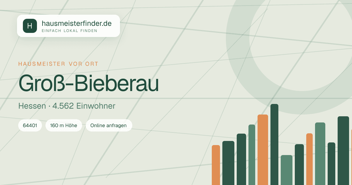 Stadtprofil für Hausmeisterservice in Groß-Bieberau