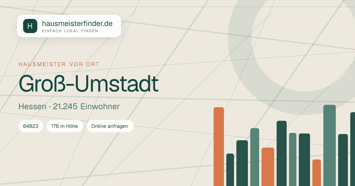 Stadtprofil für Hausmeisterservice in Groß-Umstadt