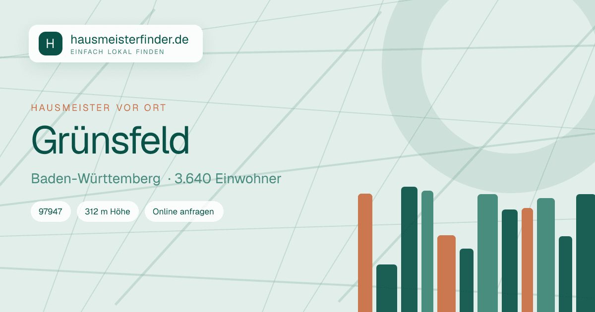 Stadtprofil für Hausmeisterservice in Grünsfeld
