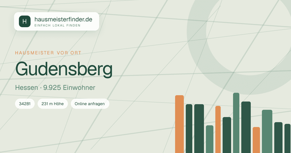 Stadtprofil für Hausmeisterservice in Gudensberg