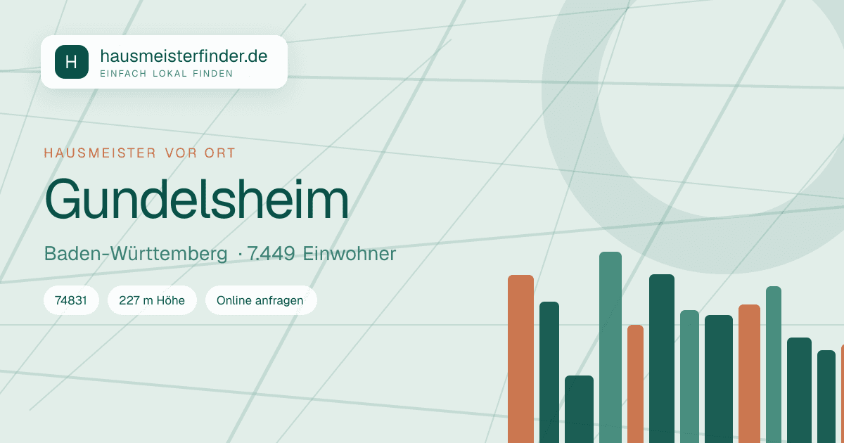 Stadtprofil für Hausmeisterservice in Gundelsheim