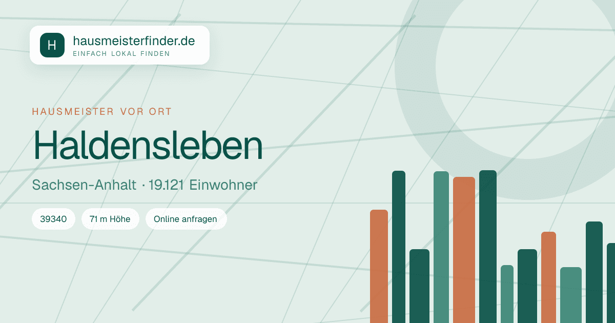 Stadtprofil für Hausmeisterservice in Haldensleben