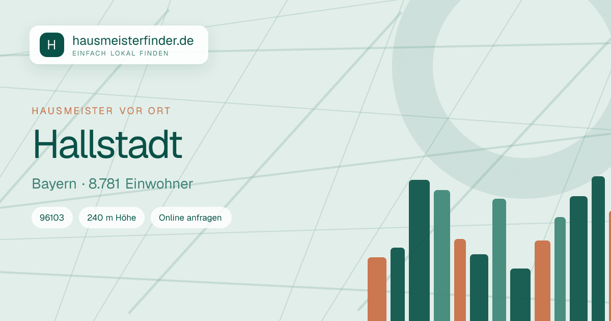 Stadtprofil für Hausmeisterservice in Hallstadt