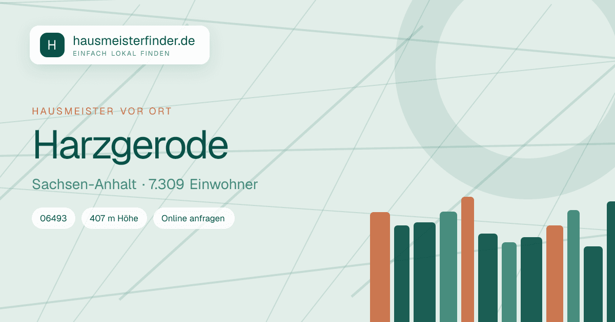 Stadtprofil für Hausmeisterservice in Harzgerode