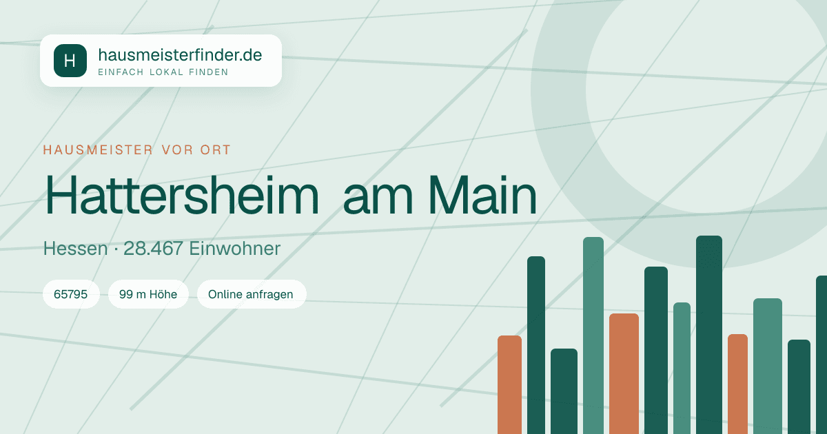 Stadtprofil für Hausmeisterservice in Hattersheim am Main