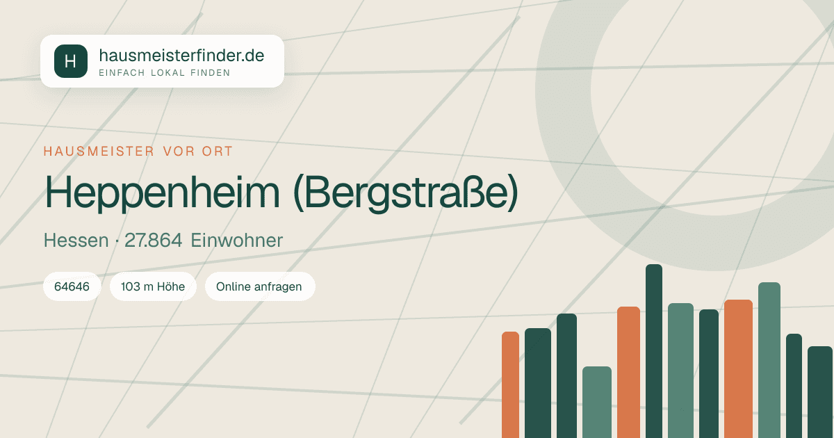 Stadtprofil für Hausmeisterservice in Heppenheim (Bergstraße)