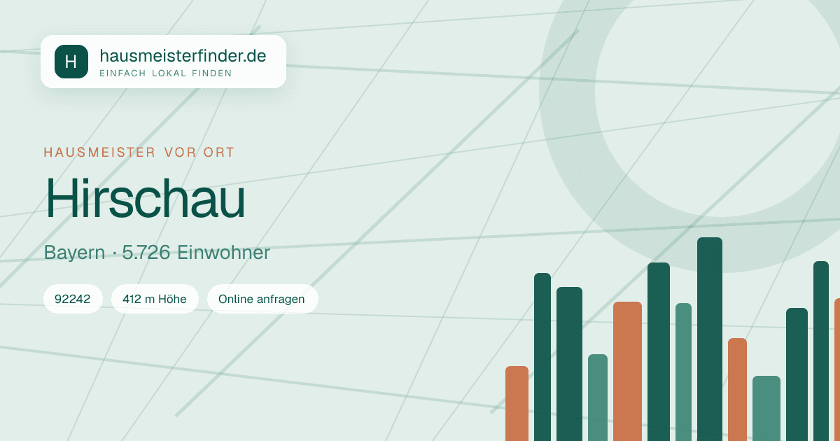 Stadtprofil für Hausmeisterservice in Hirschau