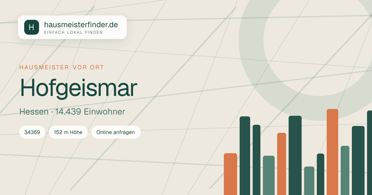 Stadtprofil für Hausmeisterservice in Hofgeismar